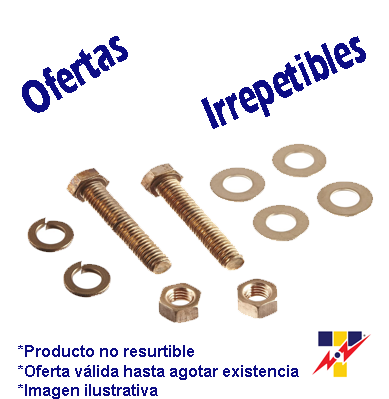 TMH271 KIT.DE TORNILLOS DE BRONCE AL SILICO DE 3/8" X 2"