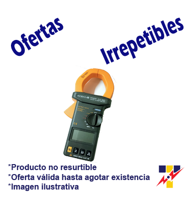 KP2000 PINZA AMPIRIMETRICA TENSION 600VCA/CC CORRIENTE 2100ACA/2500ACC TRUE RMS