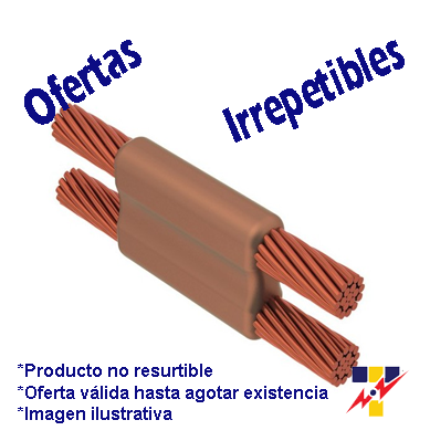 [M-PTC-2G1V] MOLDE DE CONEXION EN PARALELO HORIZONTAL CABLE 2/0 - CABLE 2  PTC 2G1V (90)