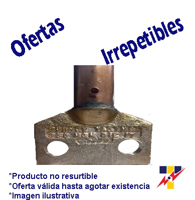 [YA31MG1] TER.DE CU ELECT.C.CORTO P/C.350 MCM SIN ESTANAR